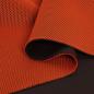Preview: 3D-Stoff mit Netzoptik rostorange